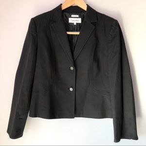Calvin Klein Black Two Button Blazer